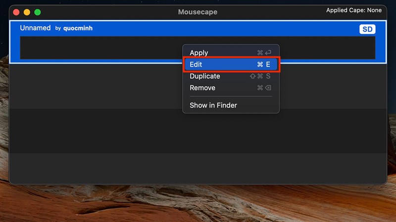 Cách đổi icon cho chuột MacBook
