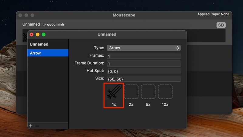 Cách đổi icon cho chuột MacBook