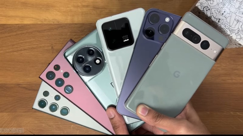 Một loạt máy Android khác cũng được thử nghiệm Một loạt máy Android khác cũng được thử nghiệm