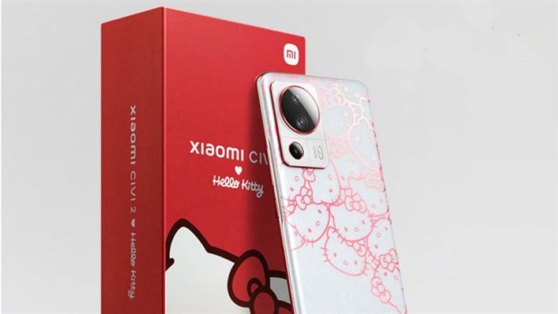 Xiaomi CIVI 2 Hello Kitty Limited Edition với mặt lưng siêu đáng yêu