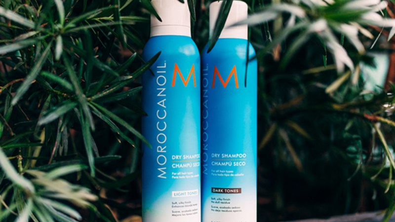 Bao bì, thiết kế của dầu gội khô Moroccanoil