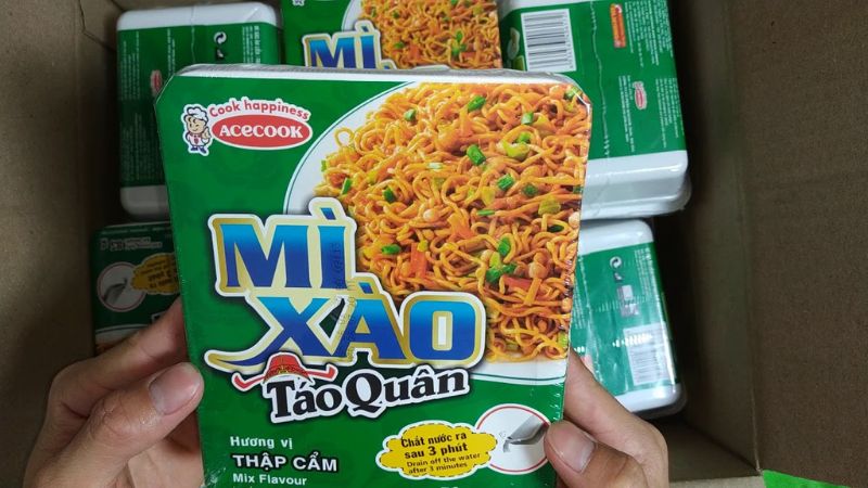 Mì xào Táo Quân thập cẩm khay 85g