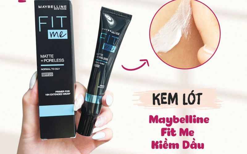 Cách phân biệt kem lót Maybelline Fit Me thật giả