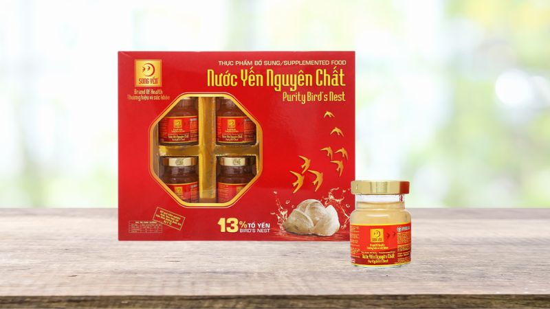 Nước yến nguyên chất Song Yến dạng hũ