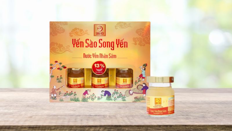 Nước yến nhân sâm Song Yến