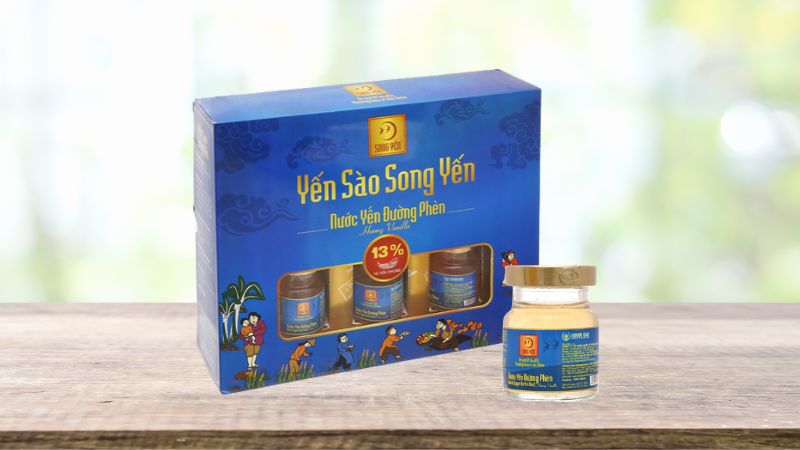 Nước yến đường phèn Song Yến hương vanilla