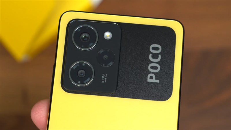 POCO X5 Pro 5G được trang bị cụm camera ba với ống kính chính 108 MP POCO X5 Pro 5G được trang bị cụm camera ba với ống kính chính 108 MP