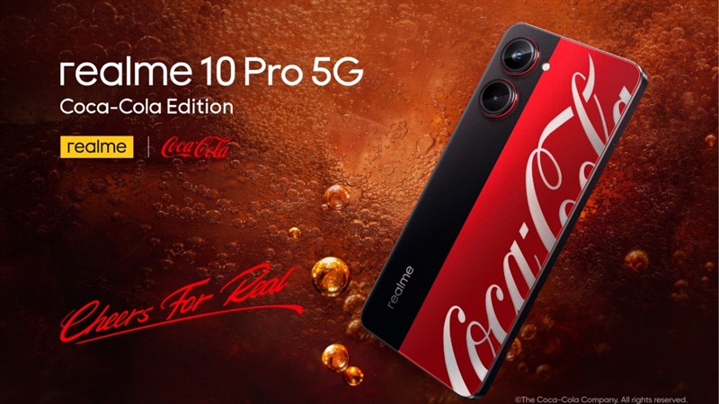 realme 10 Pro Coca-Cola Edition đã ra mắt tại Ấn Độ