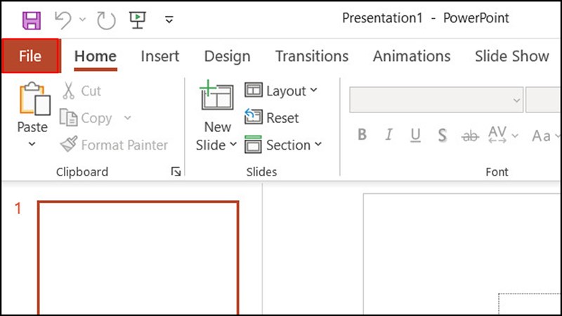 Cách khôi phục file PowerPoint chưa lưu