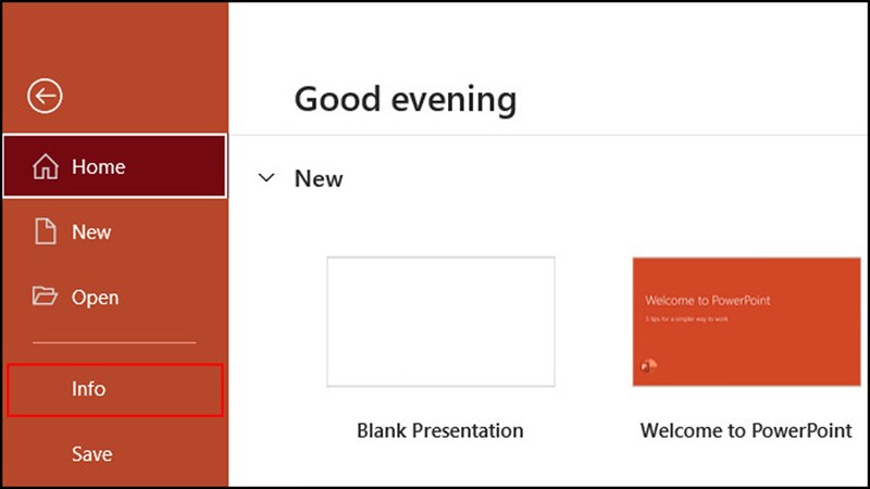 Cách khôi phục file PowerPoint chưa lưu