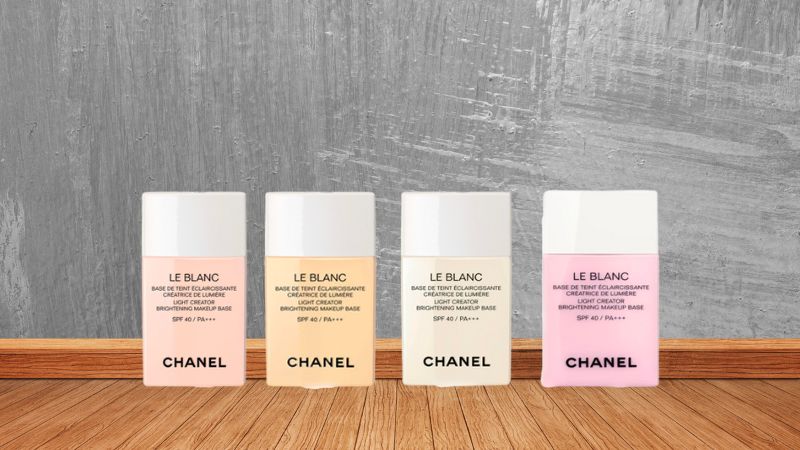AUTHENTICCHANEL sample 25ml le blanc la base rosee spf 40pa  correcting brightening makeup base long lasting Beauty  Personal Care  Face Makeup on Carousell
