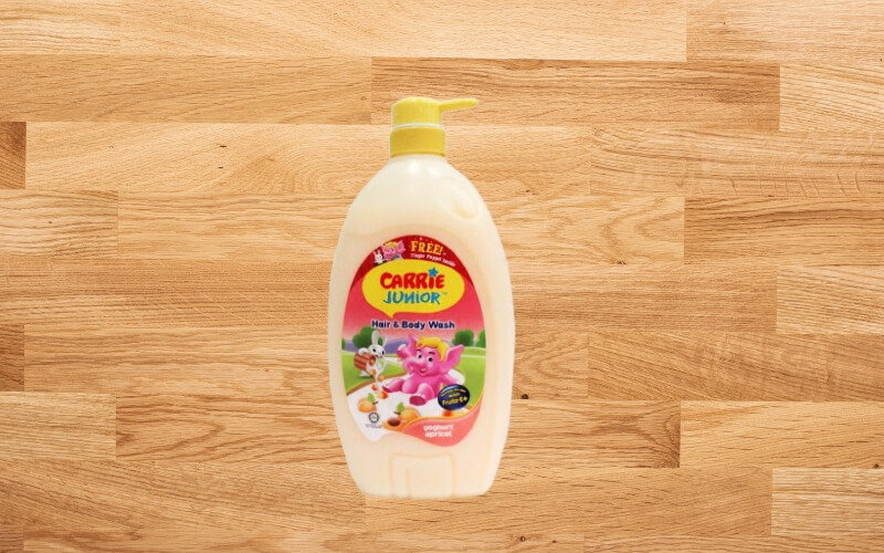 Sữa tắm gội cho bé Carrie Junior Yogurt mơ tây Apricota