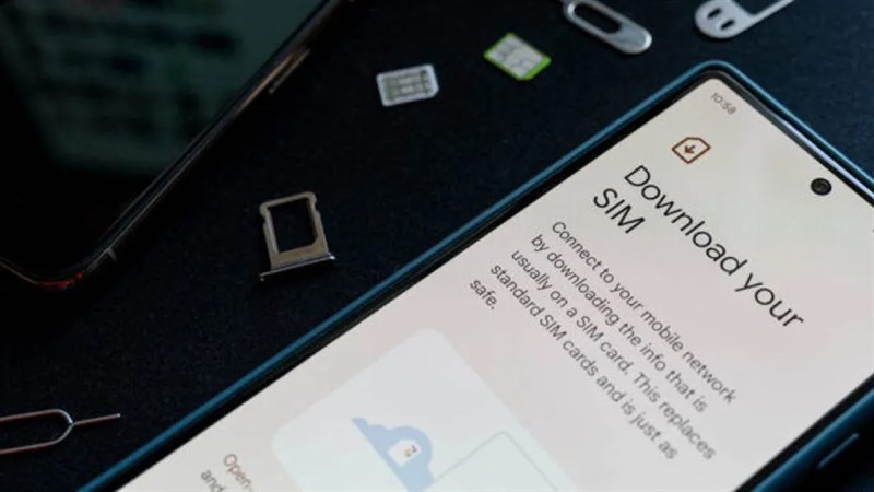 Android 14 trang bị tính năng chuyển SIM vật lý thành eSIM