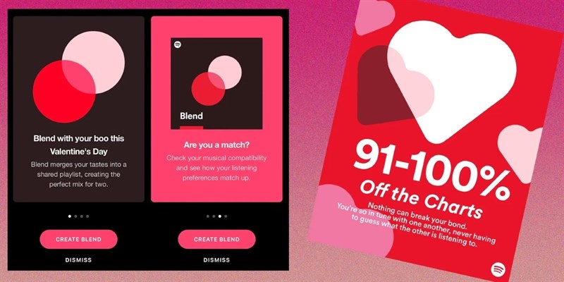 Spotify sẽ biết gu nhạc của bạn và người yêu hợp nhau cỡ nào Spotify sẽ biết gu nhạc của bạn và người yêu hợp nhau cỡ nào