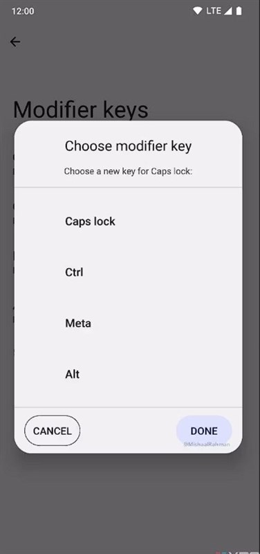 Android 14 sẽ cho phép bạn tuỳ chỉnh các phím trên bàn phím vật lý được kết nối Android 14 sẽ cho phép bạn tuỳ chỉnh các phím trên bàn phím vật lý được kết nối