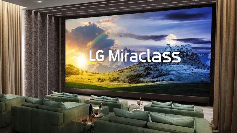LG ra mắt màn hình LED khổng lồ Miraclass