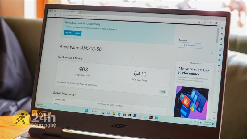 Sau khi xem xét các điểm hiệu năng của Acer Nitro 5 Tiger AN515 58 773Y thì mình đánh giá những con số mà máy đạt được ở mức khá tốt.