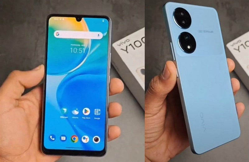 Ngoại hình Vivo Y100 đăng tải bởi GSMArena Ngoại hình Vivo Y100 đăng tải bởi GSMArena