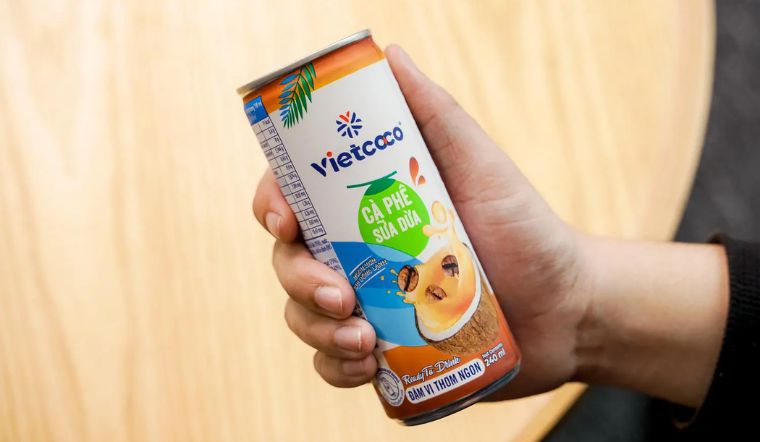 Vietcoco ra mắt sản phẩm cà phê sữa dừa đóng lon thơm ngon, tiện lợi 
