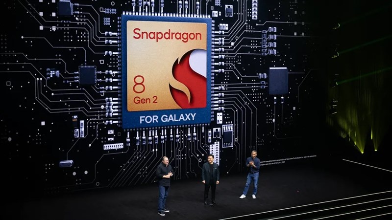 Vi xử lý Snapdragon 8 Gen 2 for Galaxy là một trong những điểm nhấn chính của Galaxy S23 Ultra. Nguồn: Samsung.