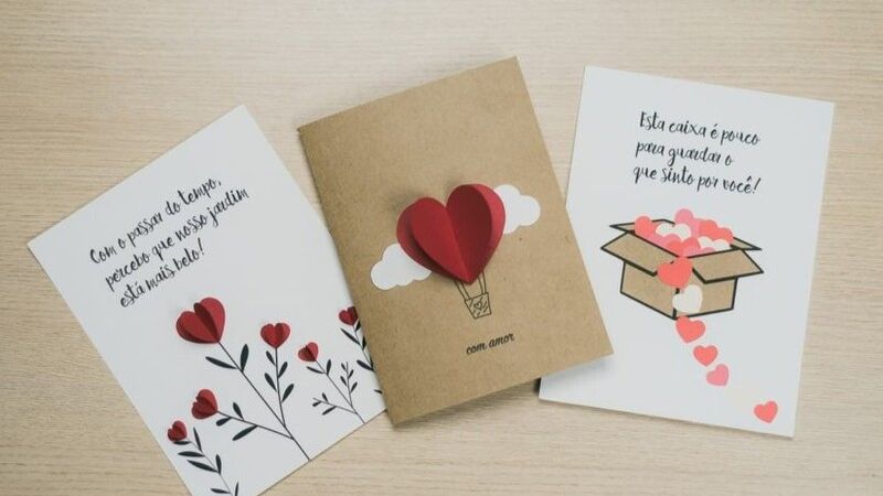 Thiệp Valentine handmade cute