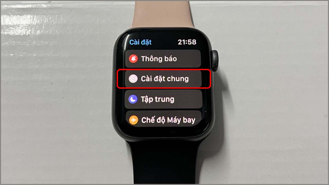 Cách chụp màn hình Apple Watch Series 8