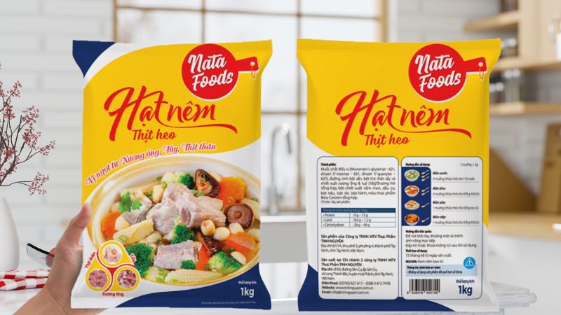 Hạt nêm thịt heo Natafoods