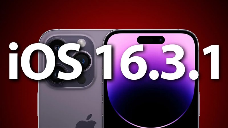 Apple phát hành iOS 16.3.1