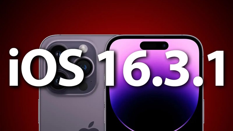 Cách cập nhật iOS 16.3.1 chính thức
