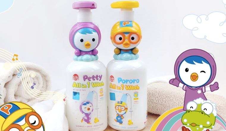 Bebemorin x Pororo chính thức ra mắt dòng sữa tắm 3 trong 1 Pororo & Petty