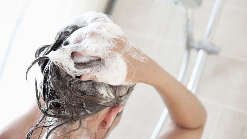 Washing hair too often