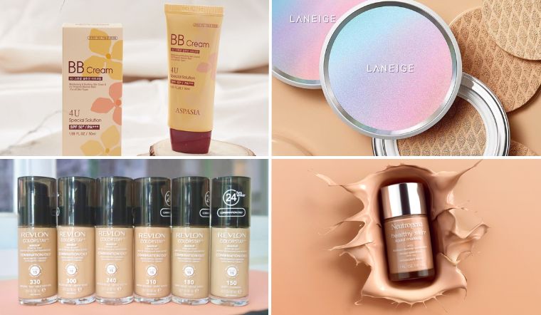Điểm danh top 8 kem nền chất lượng, được ưa chuộng nhất