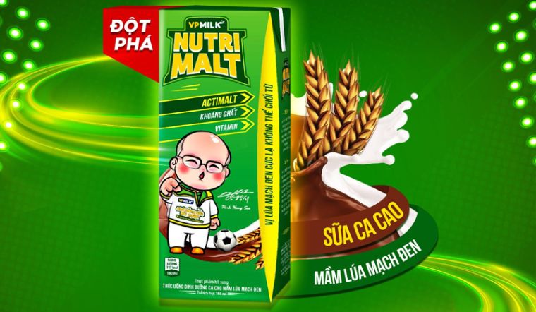 VPMilk Nutrimalt - thức uống dinh dưỡng từ ca cao và mầm lúa mạch