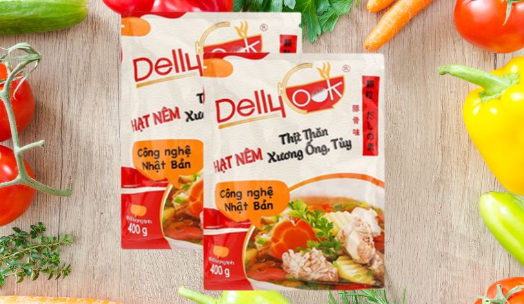 Hạt nêm Delly Cook cho món ăn ngon, chuẩn vị