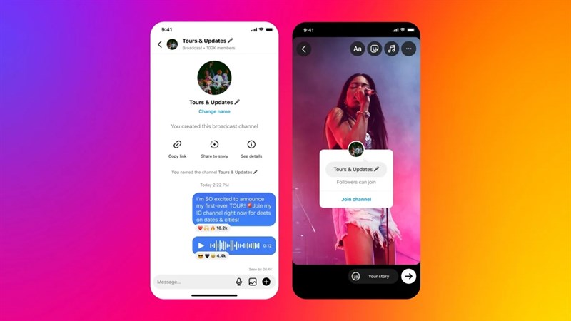 Instagram ra mắt tính năng Channels mới