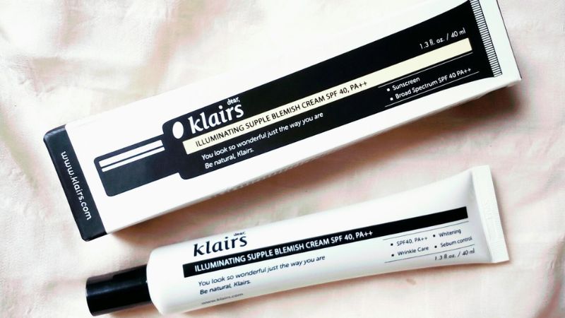 Kem nền Klairs Illuminating Supple Blemish cream SPF40/PA++