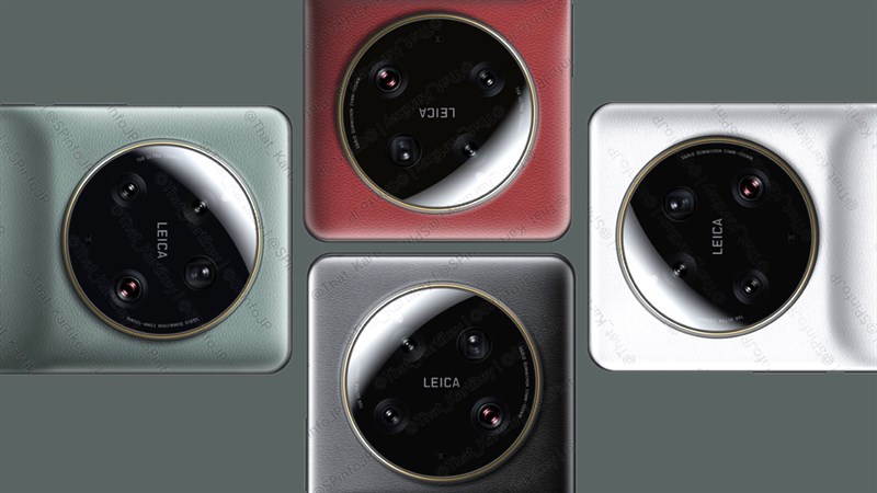 Rò rỉ ảnh render mới của Xiaomi 13 Ultra