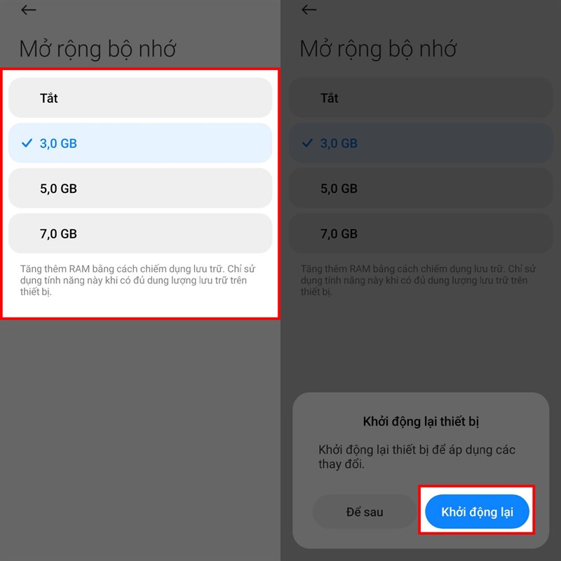 Cách chỉnh RAM ảo trên MIUI 14