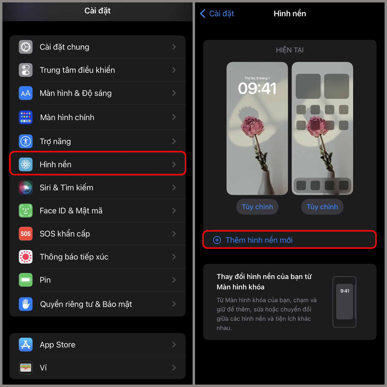 Cách đổi màn hình điện thoại cho hệ điều hành iOS và Android