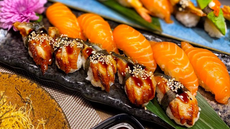 Chỉ ăn sushi với gạo trắng