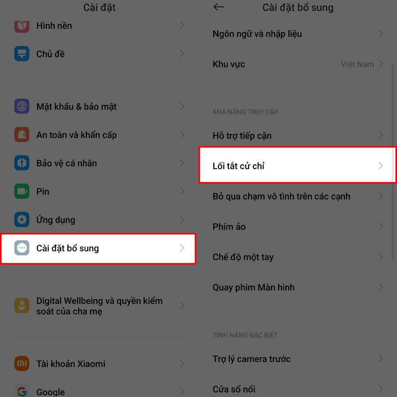 Cách sử dụng gõ mặt lưng trên Xiaomi Cách sử dụng gõ mặt lưng trên Xiaomi