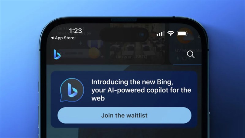 Bing tung ra phiên bản Bing AI dành cho di động