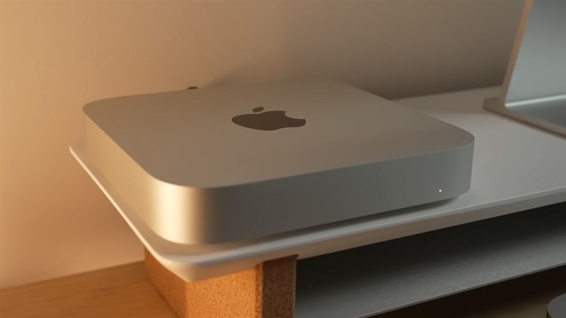 Mac Mini M2 2023 được thiết kế gọn nhẹ, có thể đặt ở nhiều nơi