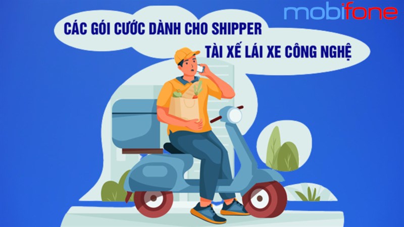 Cách đăng ký gói Data kèm thoại MobiFone cho shipper