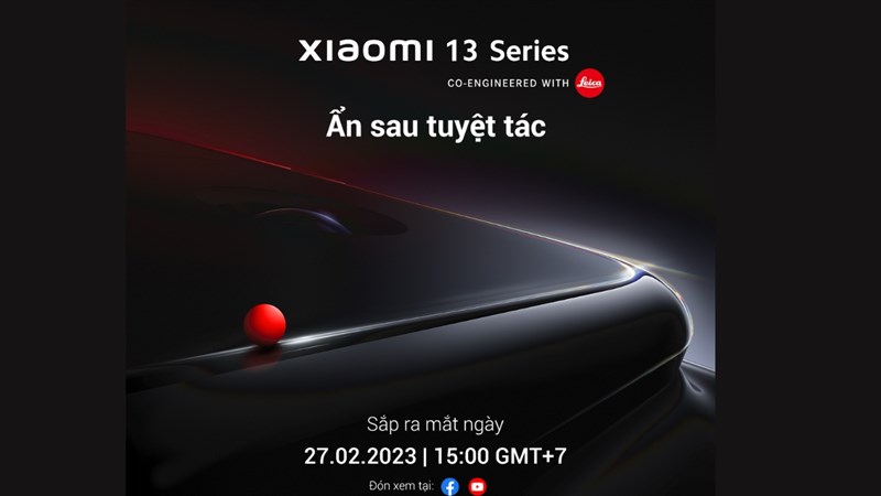 Poster hé lộ ngày ra mắt của Xiaomi 13 Series Poster hé lộ ngày ra mắt của Xiaomi 13 Series