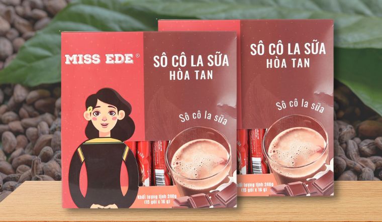 Thưởng thức hot chocolate chuẩn Châu Âu từ socola sữa hòa tan Miss Ede