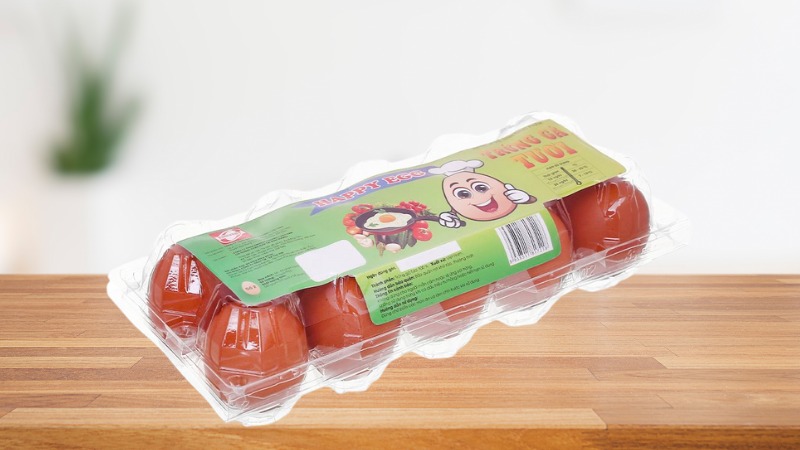 Trứng gà Happy Egg hộp 10 quả