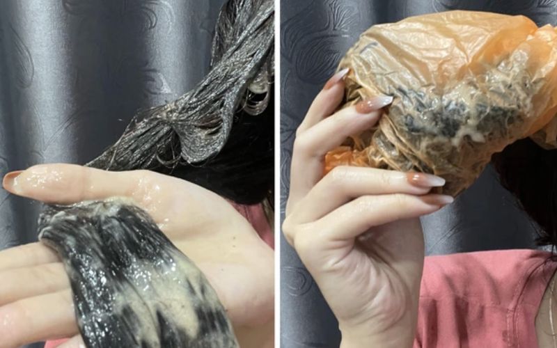 Ủ tóc bằng hỗn hợp chuối và trứng gà
