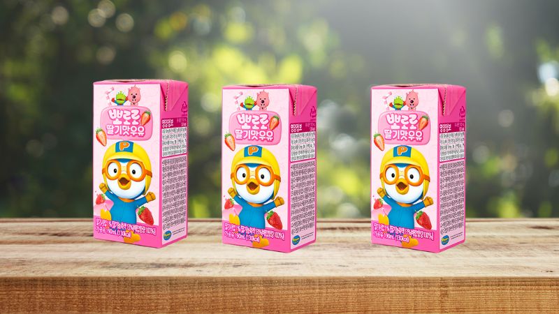 Sữa nước dinh dưỡng Pororo Yonsei vị dâu