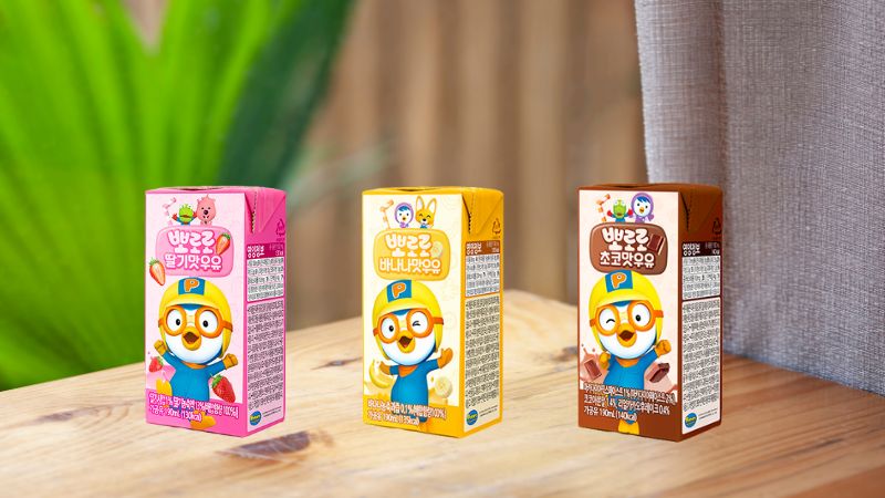 Sữa nước dinh dưỡng Pororo Yonsei có thể uống trực tiếp